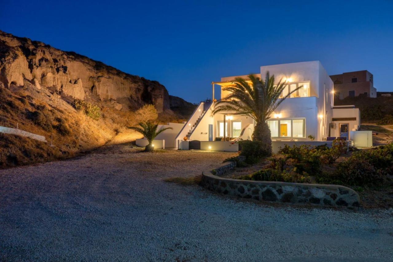 Peaceful Seafront Retreat In Santorini -Sonus Mare Beach Houses Vourvoúlos Eksteriør billede
